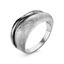 Серебряное кольцо с черной эмалью и алмазной крошкой с212269  